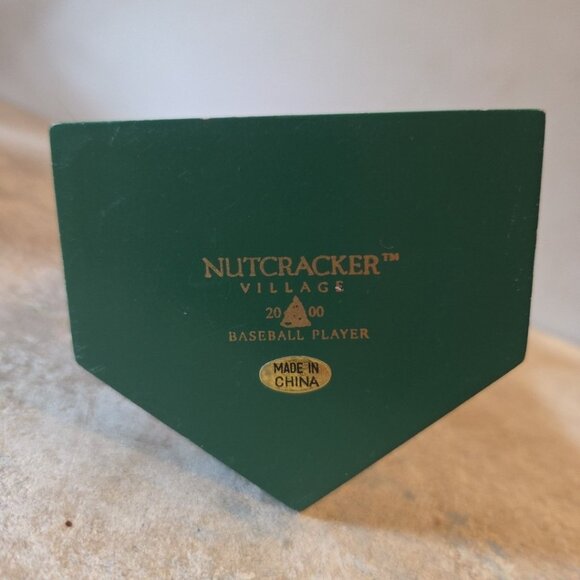 Village Sluggers 9.5" Baseball Player Nutcracker Wooden 2000 AS IS - Picture 8 of 9